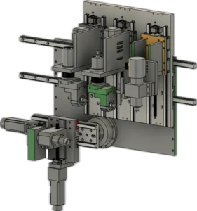 Jewelry CNC multi-axis machine with rotary and linear axes, designed for up to 16-axis precision engraving and cutting
