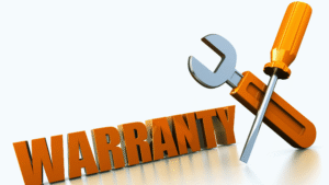 Radonix CNC controller warranty illustration showing tools symbolizing long-term support and reliability.