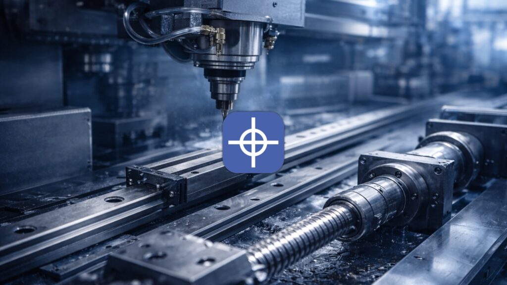 CNC lubrication system inside a machining center supporting continuous lubrication of linear rails and ball screw