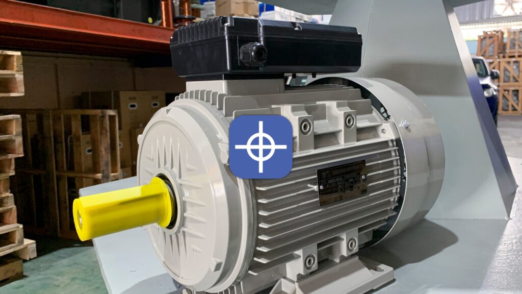 Servo motor gain parameter shown on industrial servo motor used in CNC axis tuning and control systems