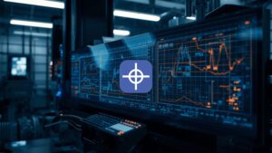 Servo tuning interface showing CNC axis position and velocity response graphs for precise industrial motion control