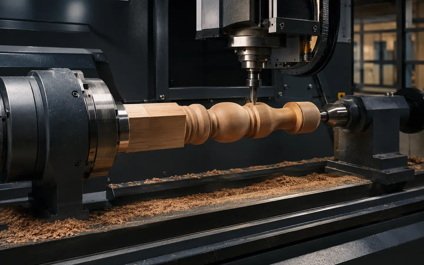 2/3-Axis Wood Lathe CNC application