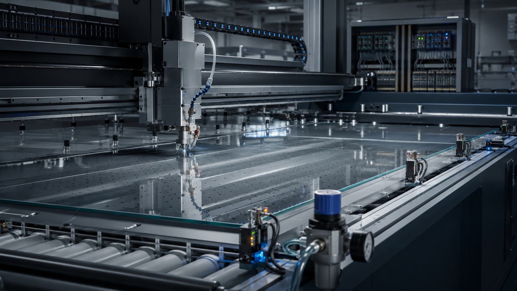 Glass Process Automation CNC application